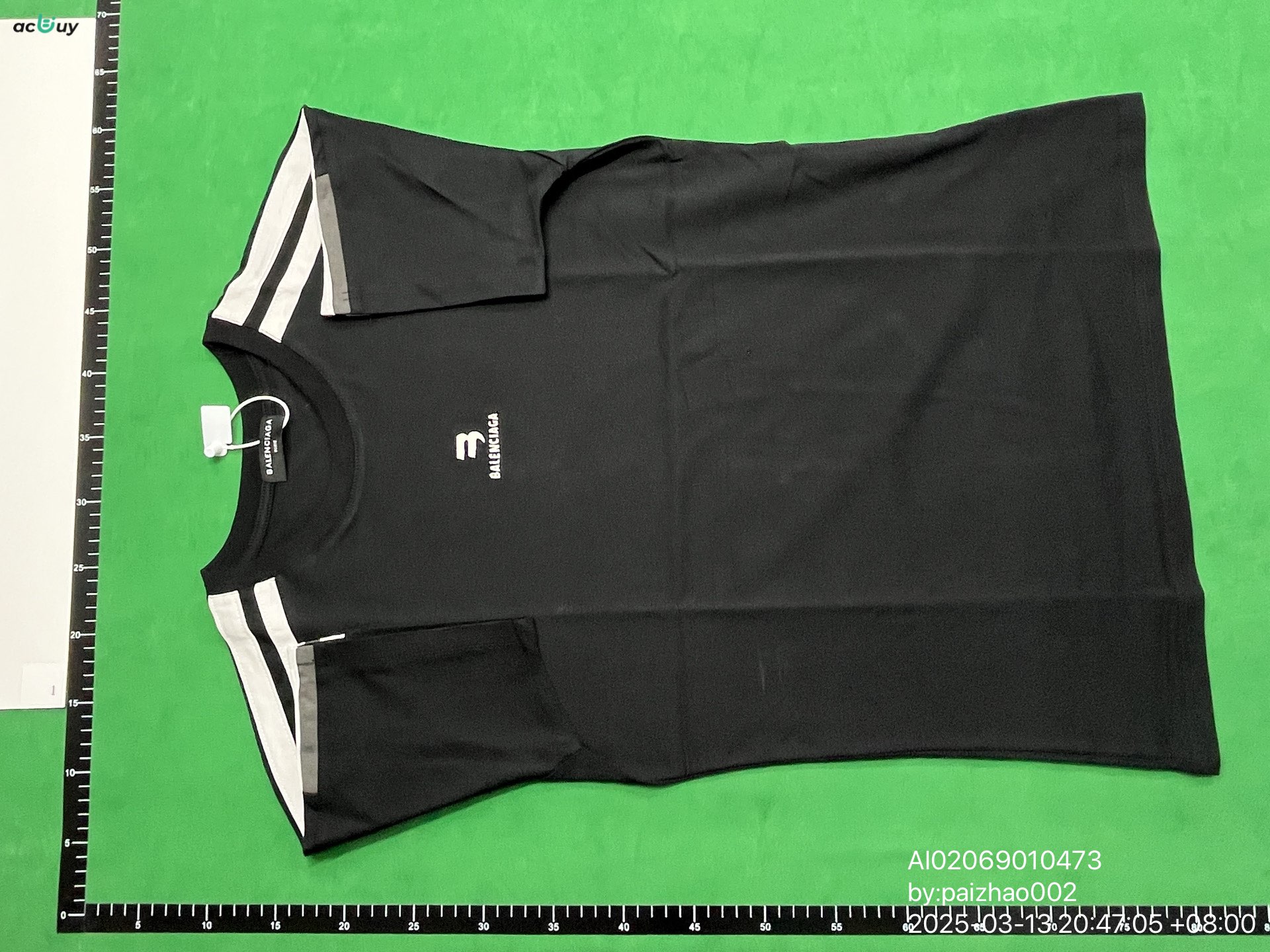 QC Photo - Balenciaga Sporty B Shrunk Tee