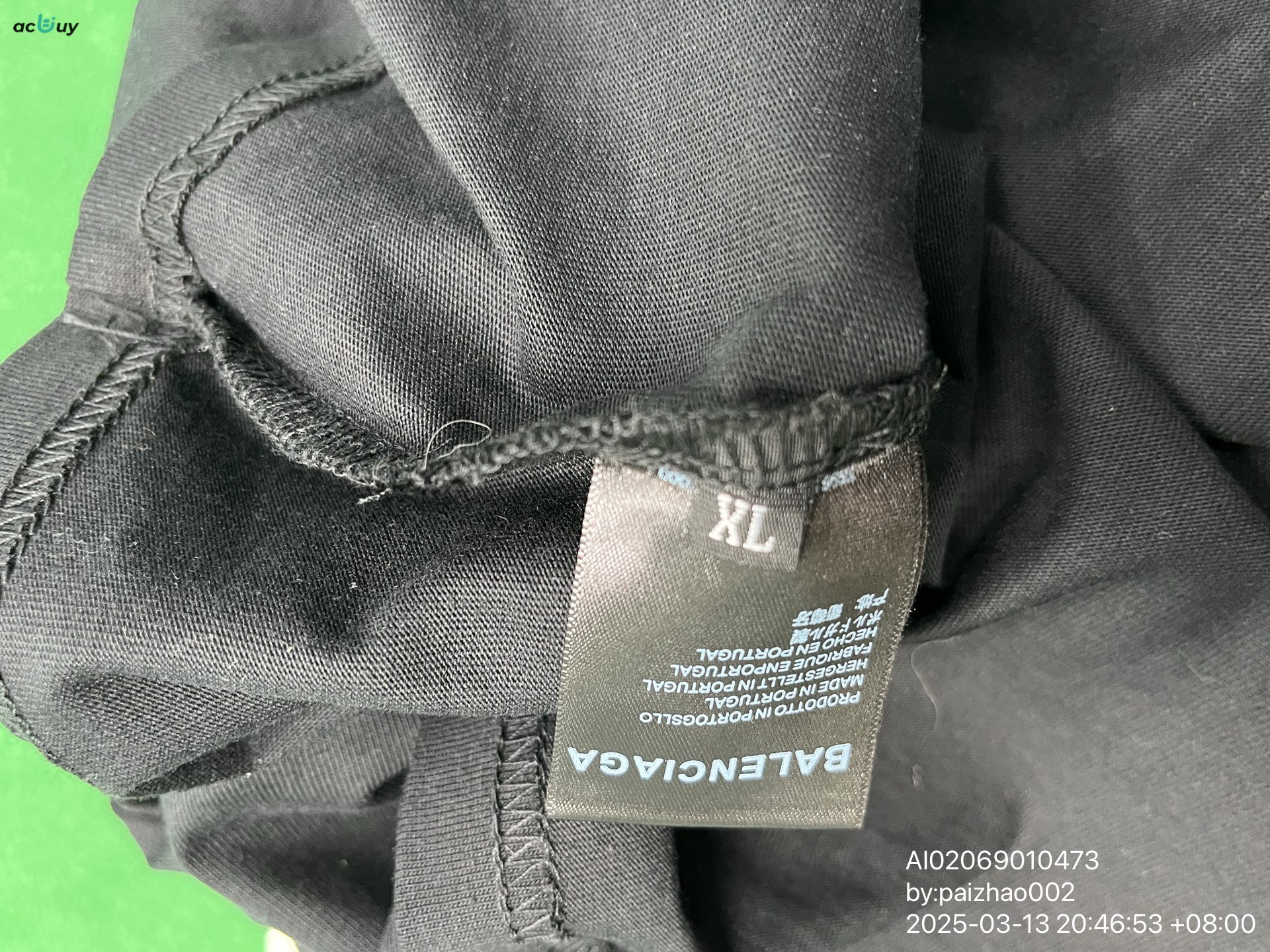 QC Photo - Balenciaga Sporty B Shrunk Tee