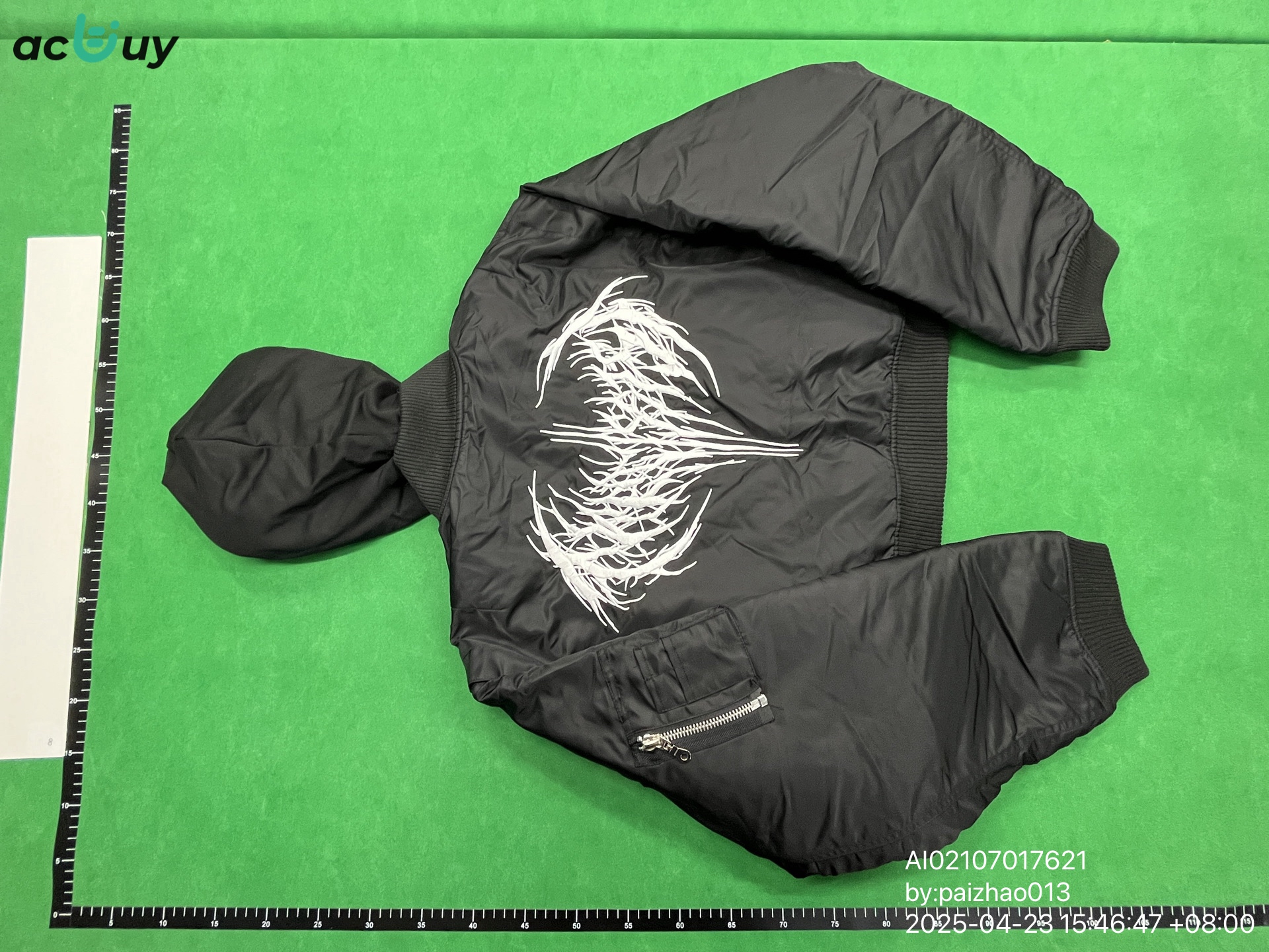 QC Photo - Playboi Carti Narcissist Cropped Bomber Jacket