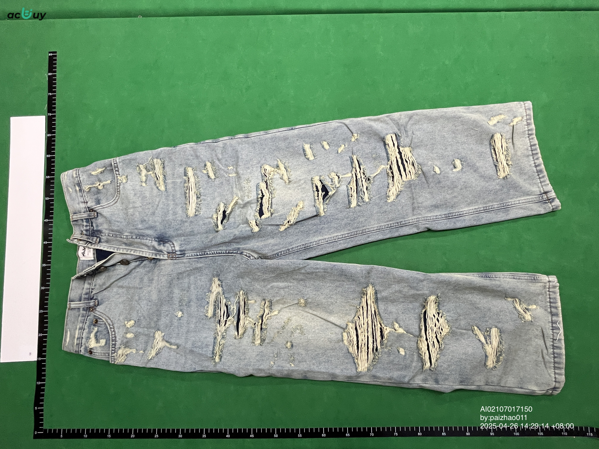 QC Photo - Balenciaga Distressed Jeans