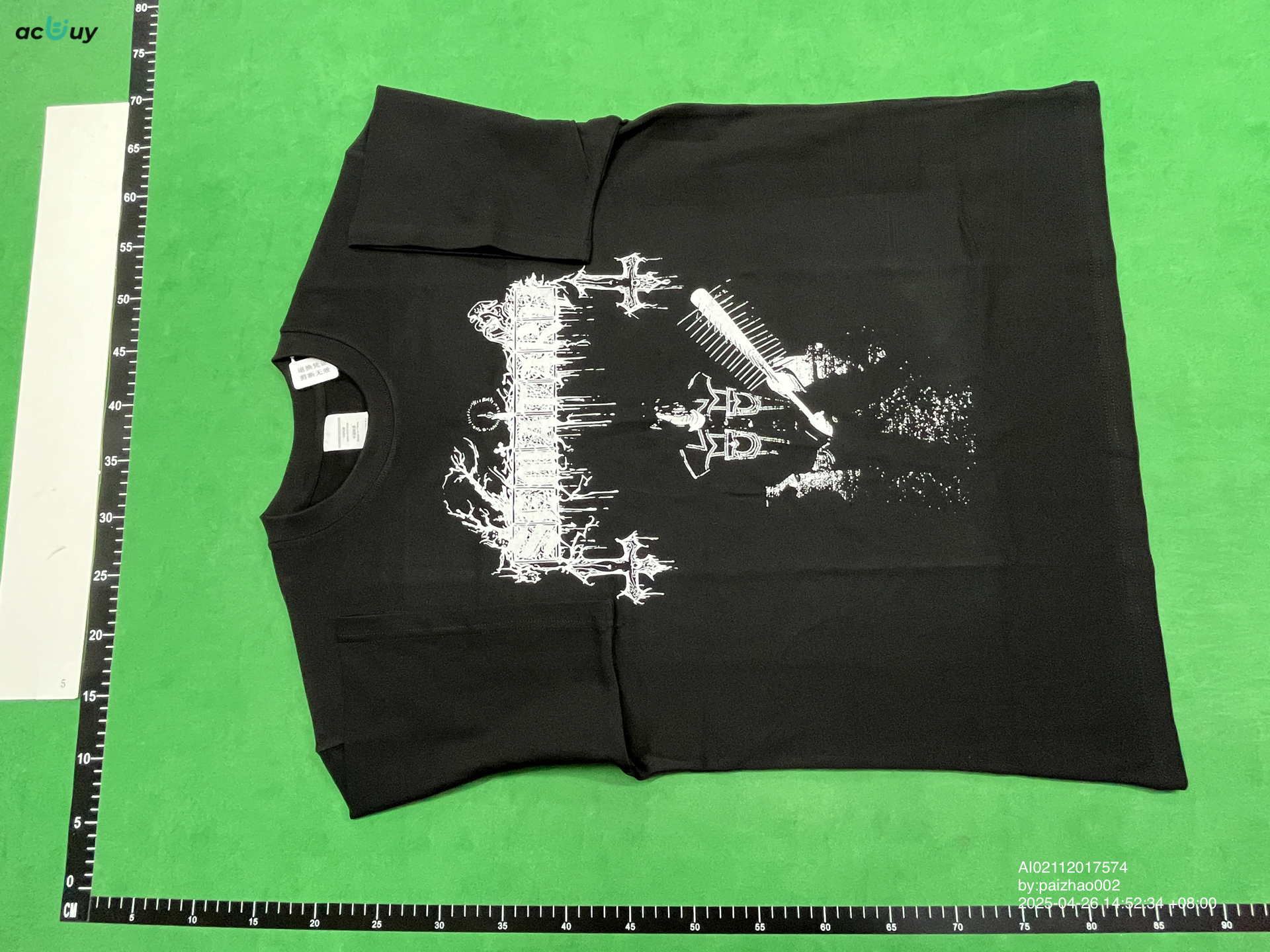 QC Photo - Sematary Nail Bat Tee