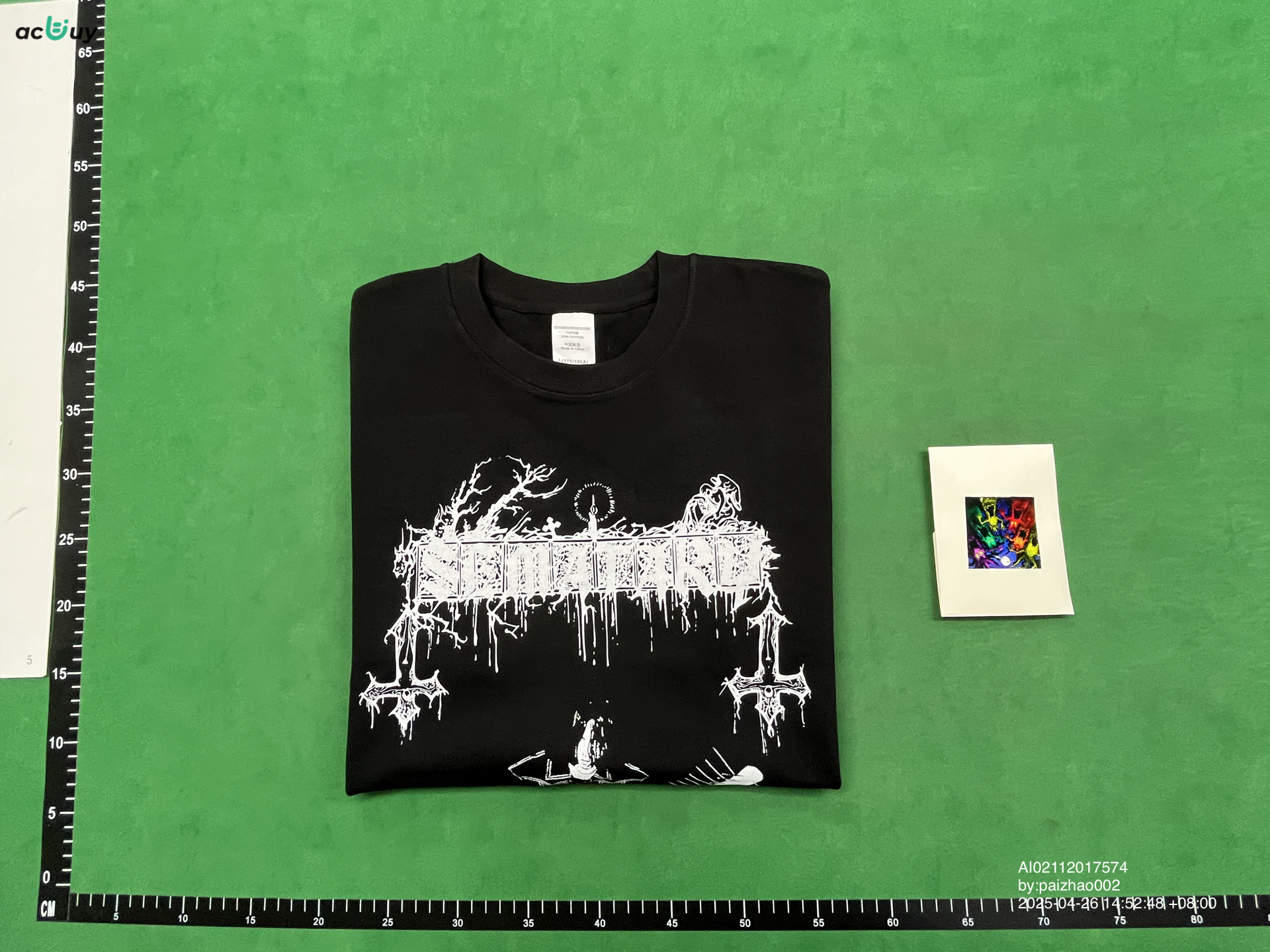 QC Photo - Sematary Nail Bat Tee