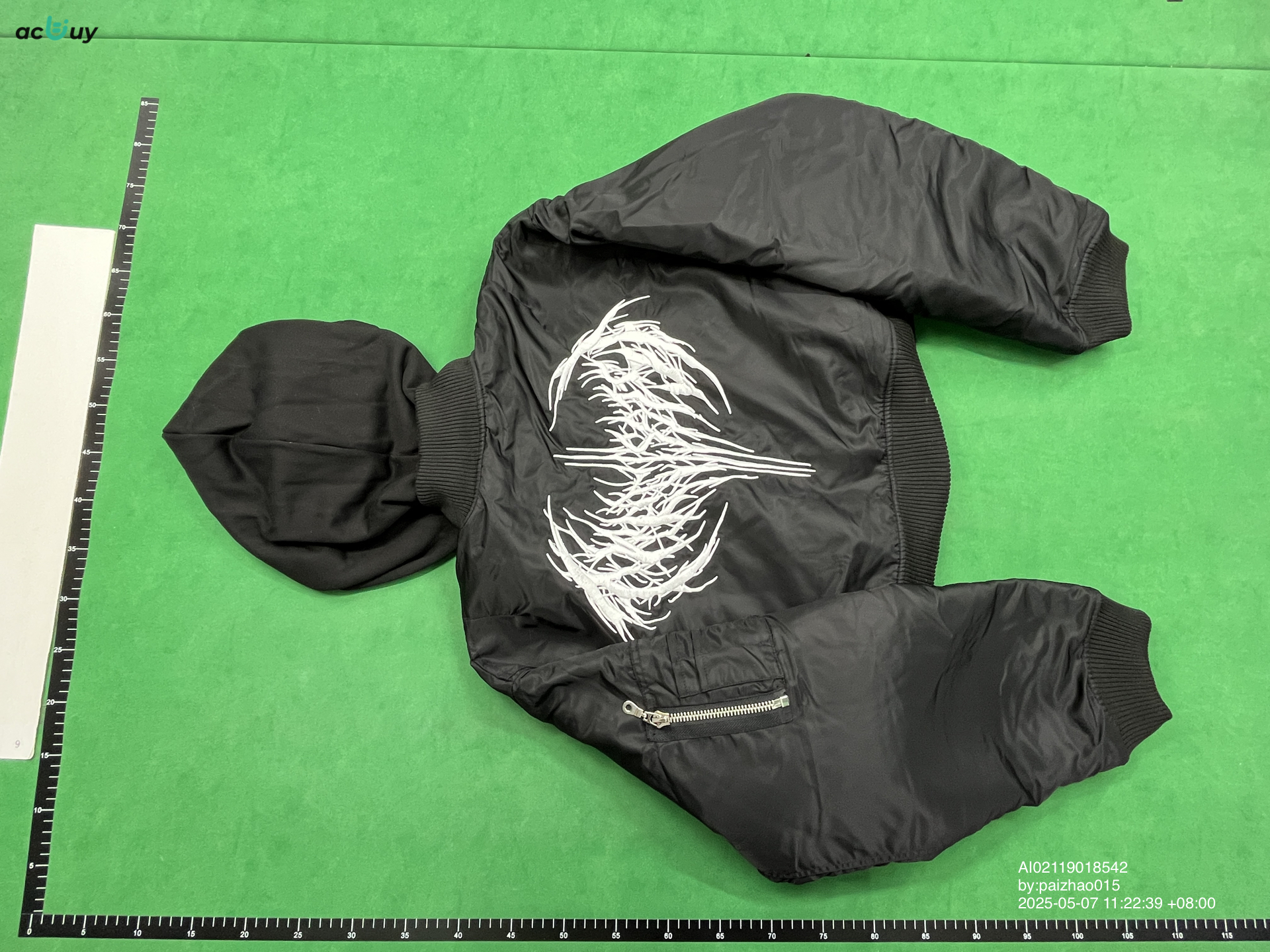 QC Photo - Playboi Carti Narcissist Cropped Bomber Jacket