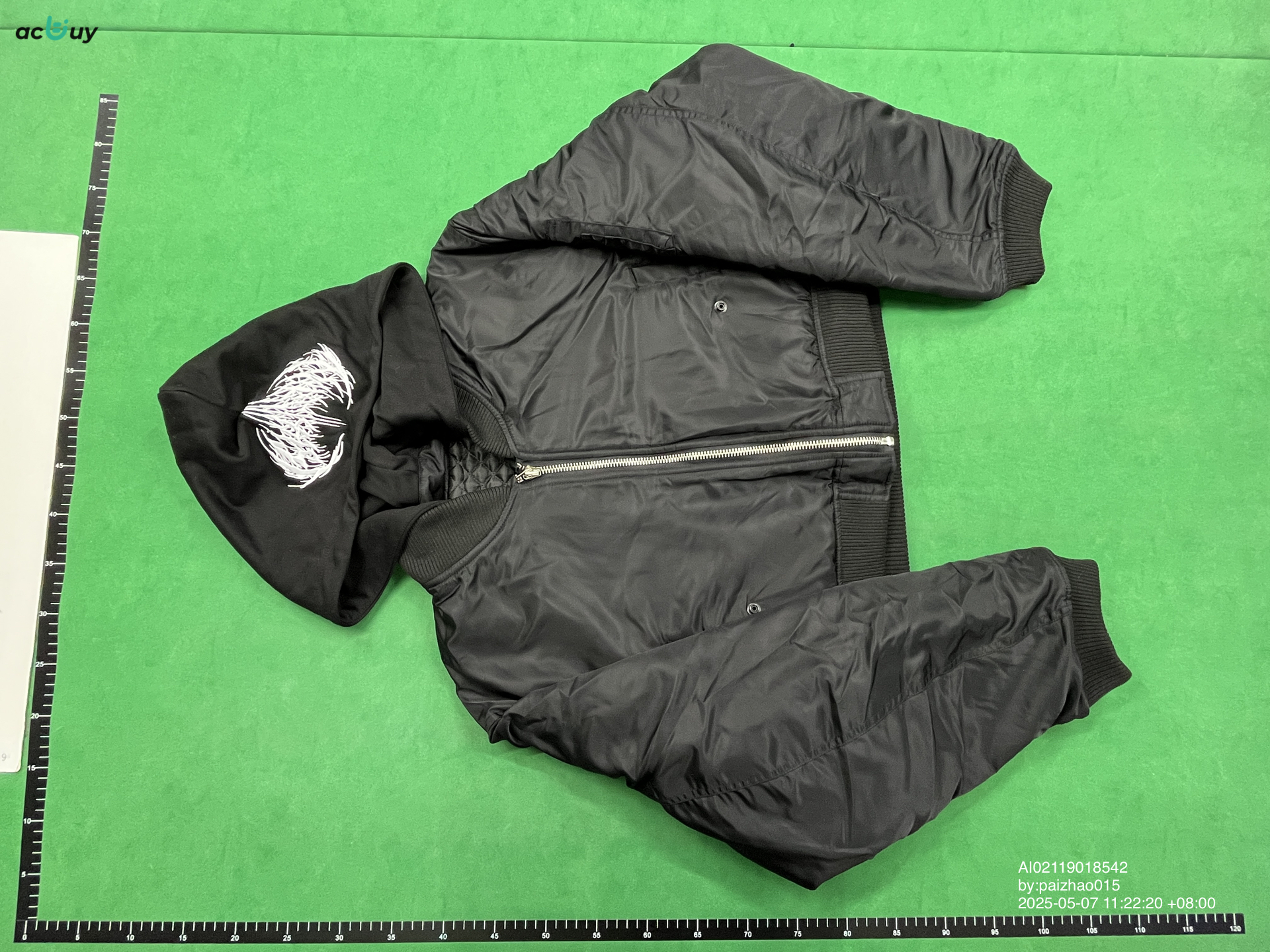 QC Photo - Playboi Carti Narcissist Cropped Bomber Jacket